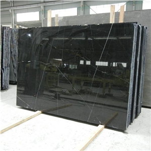 Best Price Nero Margiua Marble Black Tile