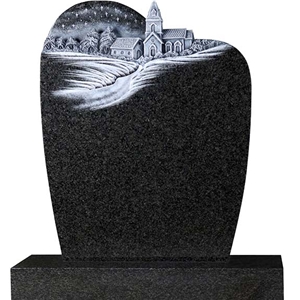 Black Granite Carving Castle Monuments