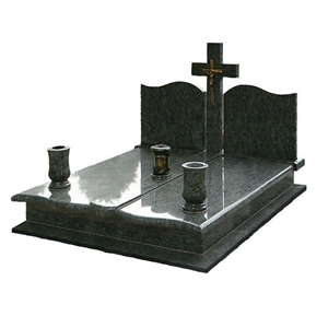 Black Marble Monument Tombstone