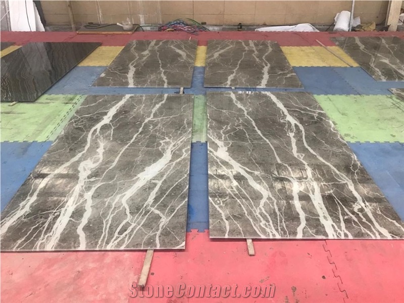 Black Marble Thin Stone Veneer Sheets Panels