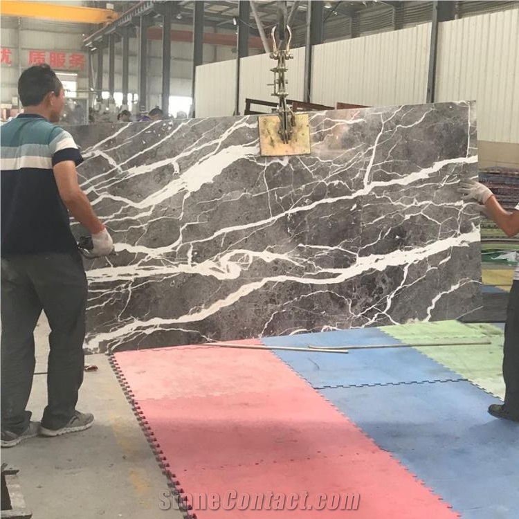 Black Marble Thin Stone Veneer Sheets Panels
