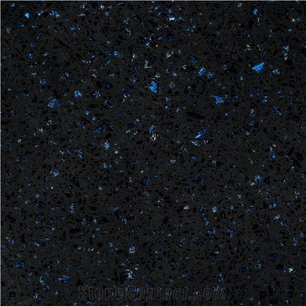 Black Star Galaxy Granite Quartz Stone Slab