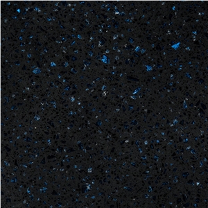 Black Star Galaxy Granite Quartz Stone Slab