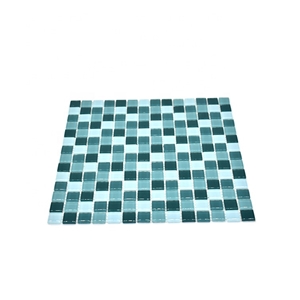 Blue Glossy Glass Mosaic for Swimming Pool Tile