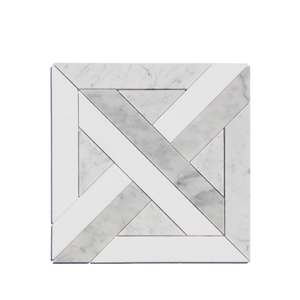 Carrara Thassos Marble Mosaic for Floor