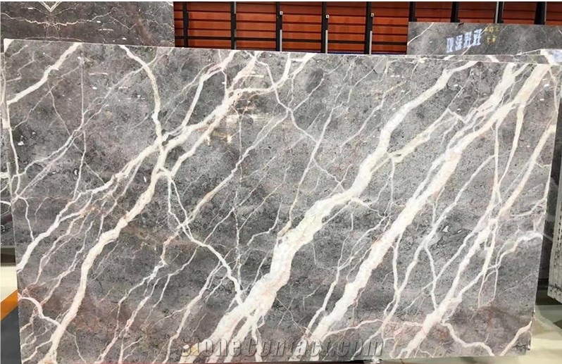 Carso Grey with White Vein Marble Bathroom Tiles from China