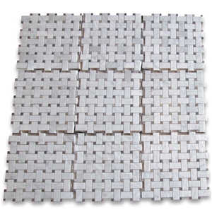 Cheap Basketweave Mosaic Tile