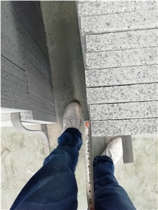 China Grey Granite Wall Installation