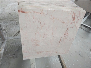 Chinese Beige Marble with Pink Lines for Hotel