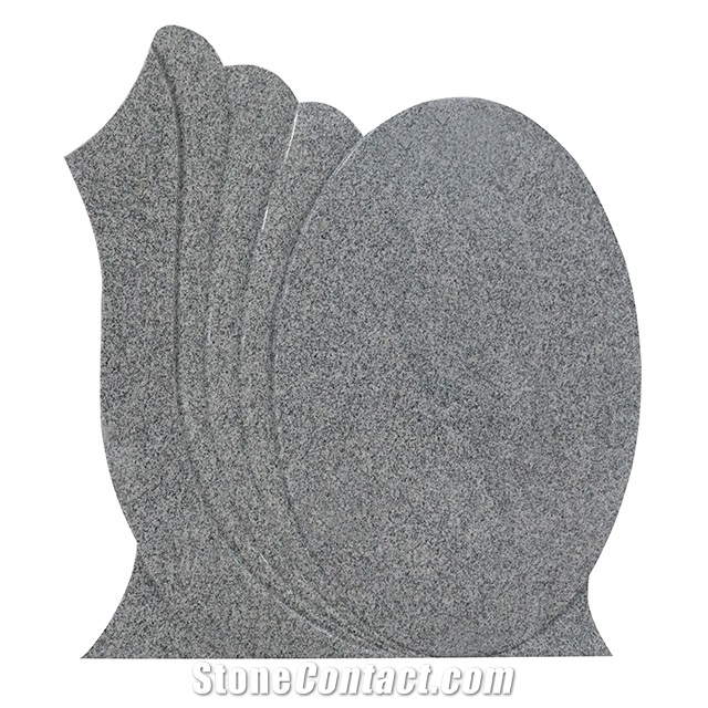 Chinese Gray Granite Slabs Tombstones