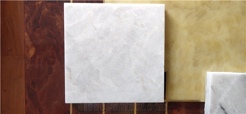 Color Jade White Marble Nature Stone Slabs