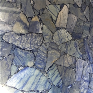 Composite Blue Azul Macauba Marble