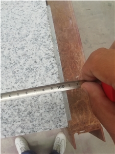 Dalian G603 Granite Flooring Flamed Tiles Size