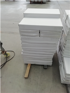 Dalian White Granite Wall Application