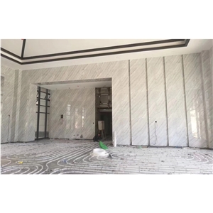 Decorative Carla White Marble for Wall Cladding