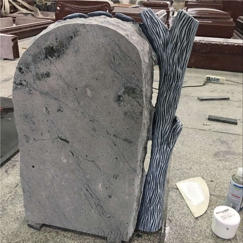 Germany Style Granite Tombstone Headstone