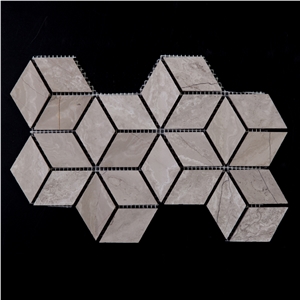 Gray Marble Mosaic Tile,Asian Tiles 3d Travertine