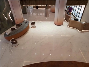 Greece White Marble with Veins Hotel Interior