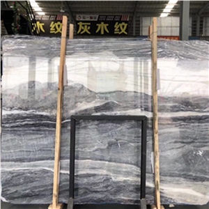 Grey Marble with White Veins Interior Floor