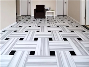Hotel Decorative Marmara White Marble Tiles