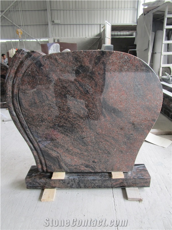 Indora Granite Heart Shape Headstone