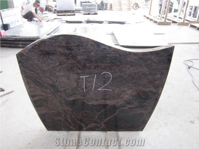 Indora Granite Heart Shape Headstone