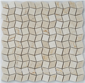 Irregular Mix Diamond Marble Mosaic Tile