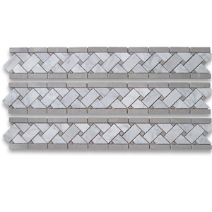 Italian Custom Waterjet Marble Mosaics