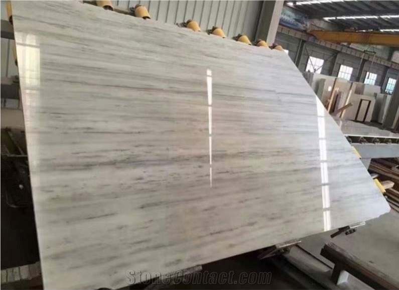 Kavala White Semi White Marble Flooring Tiles