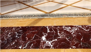 Luxury Vein Red Marble for Background Decoration
