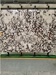 Luxury White and Black Butterfly Stone Slabs