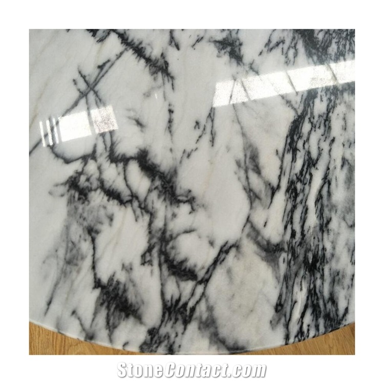 Mugla White New York Carrara with Grey Vains