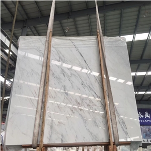 Natural Polished Oriental White Marble Slab
