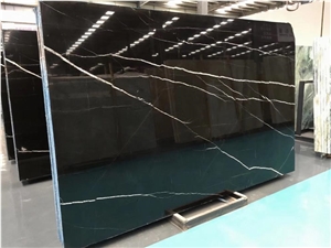 Natural Stone Marble Slabs Tiles Nero Margiua