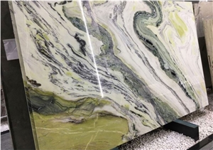Paradise Green Marble Tiles Floor Covering