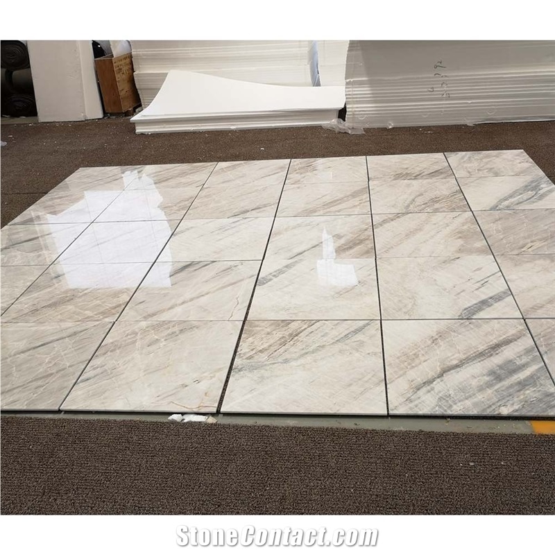 Polished Elegant White Marble Tiles for Wall