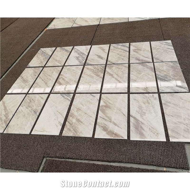 Polished Elegant White Marble Tiles for Wall