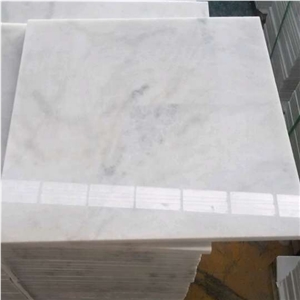 Polished Guangxi White Marble Tiles for Interior