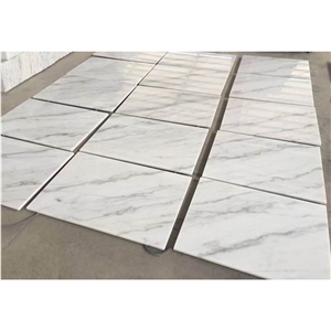Polished Guangxi White Marble Tiles