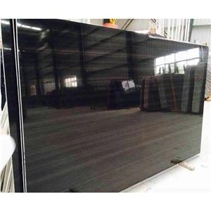 Polished Imperial Black Wooden Marble Slabs