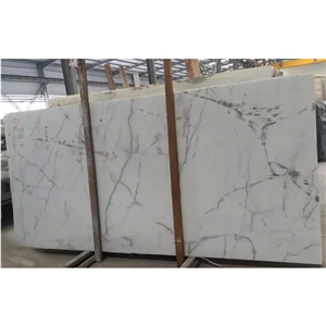 Polished Italian Statuario Marble Slabs and Tile