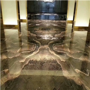Polished Luana Red Marble for Floor Covering