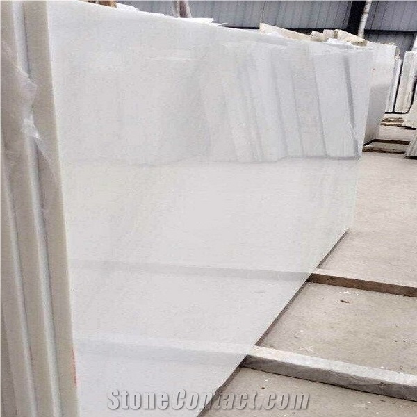 Polished Pure White Thassos Marble Slabs