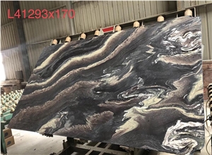 Polished Rosso Luana Marble Slabs