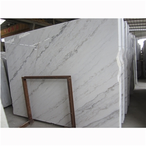 Polished Top Quality Carla White Marble Slabs