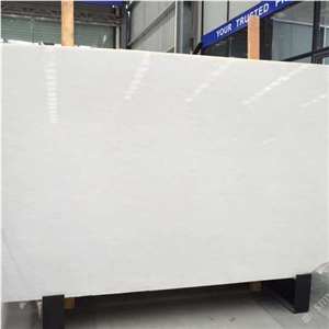 Polished Top Quality Crystal White Marble Slabs