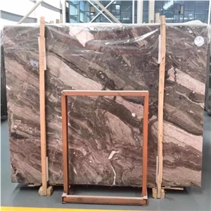 Polished Venice Brown Marble for Hotel Project