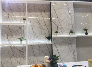 Popular Classy White Marble Slabs for Floor & Wall