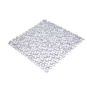 Pure Silver Metal Up&Down Mosaic Tiles