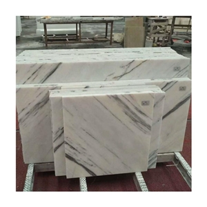 Top Quality Lilac White Marble Tiles